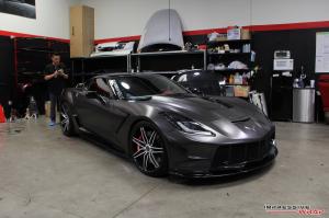 Chevrolet Corvette in Satin Pearl Nero by Impressive Wrap 2016 года